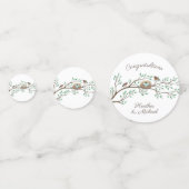 Bird Baby shower Spring Confetti (Achterkanten)