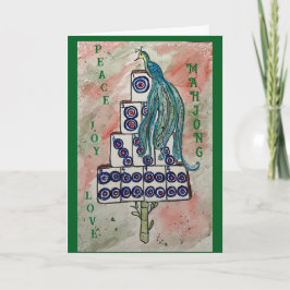 Bird Bam Holiday Feestdagen Kaart