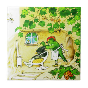 Bird Barber Tegeltje