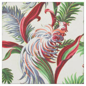 Bird Barkcloth Abstract Tiki Island Stof (Swatch)