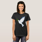 Bird Bird Lover Flying Freedom Peace T-shirt (Voorkant volledig)