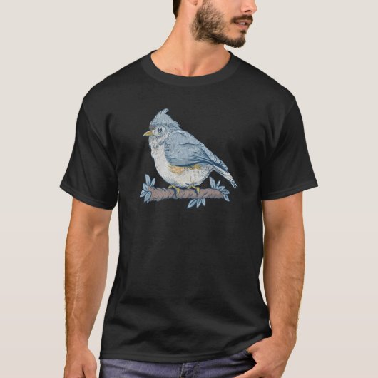 Bird Bird Watching Bird Watcher Birder Blue Jay Fl T-shirt (Voorkant)