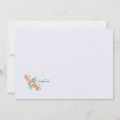 Bird Birthday Party Invitation Kaart (Achterkant)