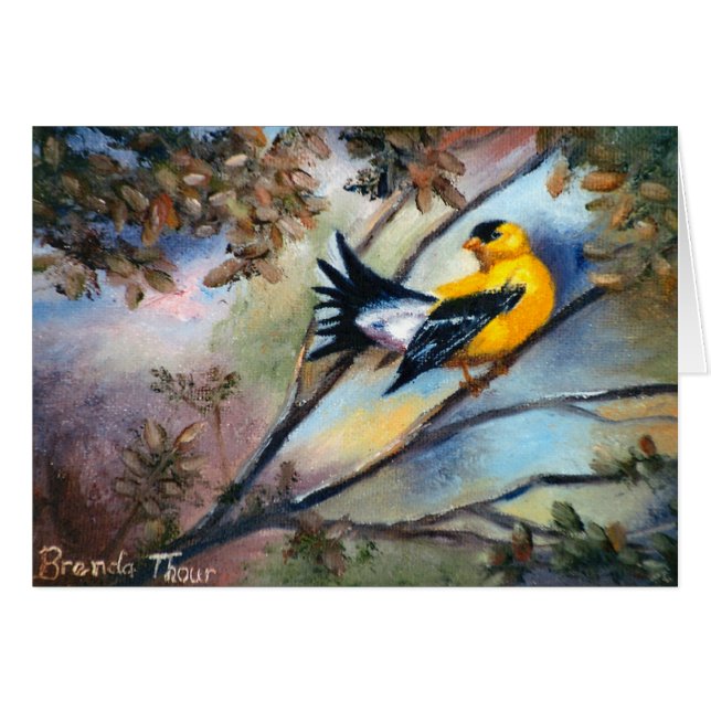 Bird Blank Card tonen (Voorkant Horizontaal)