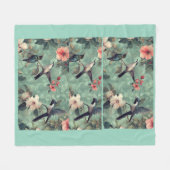 Bird Blanket Fleece Deken (Voorkant (Horizontaal))