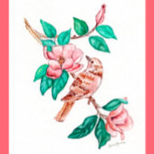 Bird Blossom Poster