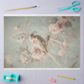 Bird & Blossoms, Zachte pastels, Romantische kunst Tissuepapier (Craft)