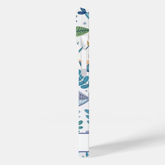 Bird Botanical Perzonalized Case-Mate iPhone Case (Achterkant / Links)
