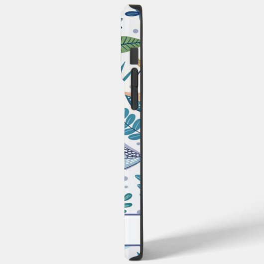 Bird Botanical Perzonalized Case-Mate iPhone Case (Achterkant / Links)