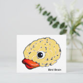 Bird Brain Briefkaart (Staand voorkant)