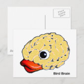 Bird Brain Briefkaart (Voorkant / Achterkant)