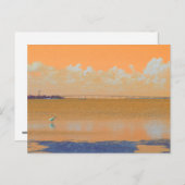 Bird Bridge Oranje Blue River Florida Briefkaart (Voorkant / Achterkant)