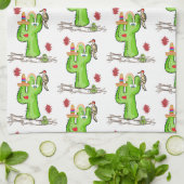 Bird Cactus Keuken Handdoek (Gevouwen)