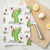 Bird Cactus Keuken Handdoek (Quarter Fold)