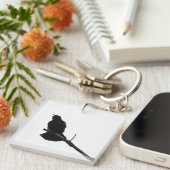 Bird Call Silhouette Sleutelhanger (Voorkant Rechts)