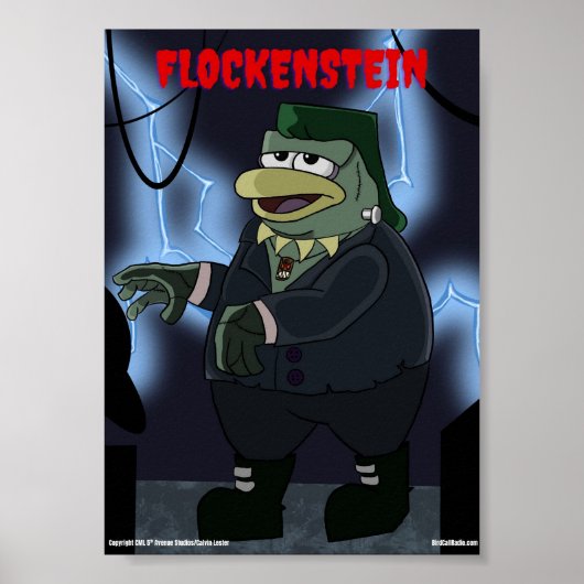 Bird Call x Klassieke Monsters Poster (Voorkant)