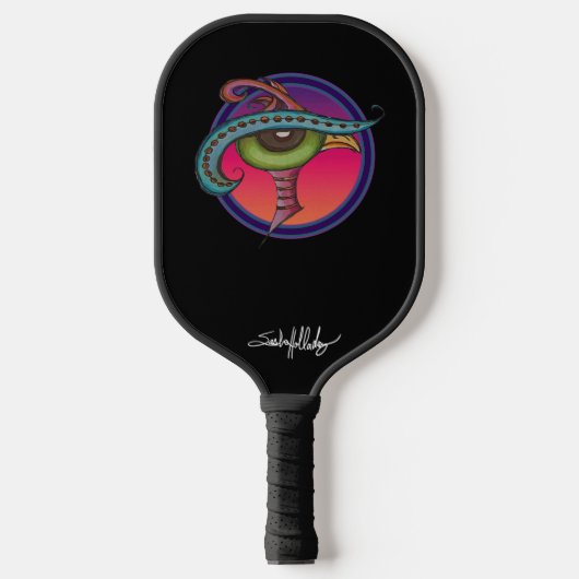 Bird Character Pickleball Paddle (Voorkant)