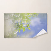 Bird Cherry Tree Blossom Flowers Sky Bad Handdoek (Handdoek)