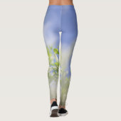 Bird Cherry Tree Blossom Flowers Sky Leggings (Achterkant)