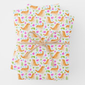 Bird Christmas Wrapping papier Inpakpapier Vel (In situ)