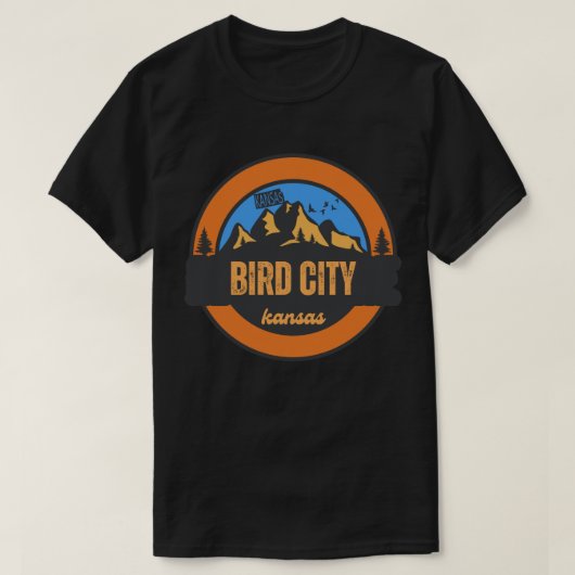 Bird City, Kansas T-shirt (Design voorkant)