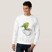 Bird Coffee Cup Trui (Voorkant volledig)