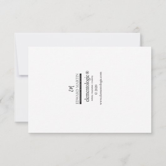  Bird Collage Blank Kaart (Achterkant)