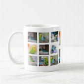 Bird Collage Photo Mok (Links)