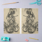 Bird Corbel Junk Journal Elements — Blad Tissuepapier (Craft)