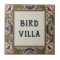 Bird Custom House Naam Teken Plaque Bord
