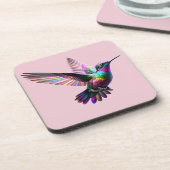 Bird design.no.1- van Maaya_prints Bier Onderzetter (Linkerzijde)