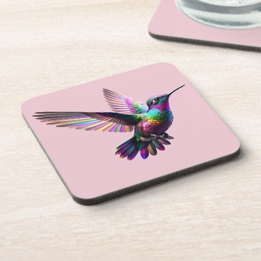 Bird design.no.1- van Maaya_prints Bier Onderzetter (Linkerzijde)