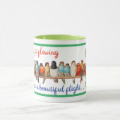 Bird designer with inspiration phrase mok (Midden)