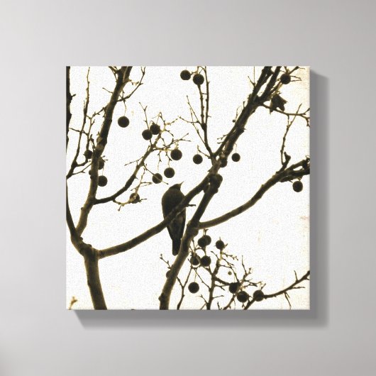 Bird Digital Art Canvas Afdruk (Voorkant)