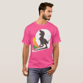 Bird Dinosaur Zookeeper Paleontoloog Budgie Para T-shirt (Voorkant volledig)