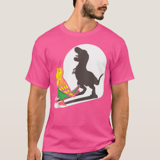 Bird Dinosaur Zookeeper Paleontoloog Budgie Para T-shirt