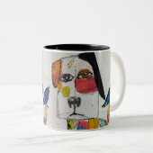 Bird Dog 11oz Mug Tweekleurige Koffiemok (Voorkant rechts)