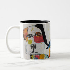 Bird Dog 11oz Mug Tweekleurige Koffiemok