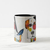 Bird Dog 11oz Mug Tweekleurige Koffiemok (Center)