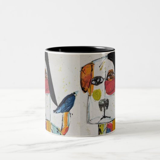 Bird Dog 11oz Mug Tweekleurige Koffiemok (Center)