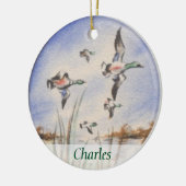  Bird Dog Duck Hunter Persoonlijk Keramisch Ornament (Links)