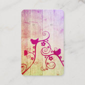  Bird Earring Display Kaarten voor u om te slaan Afsprakenkaartje (Voorkant)