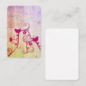 Bird Earring Display Kaarten voor u om te slaan Afsprakenkaartje (Voorkant / Achterkant)