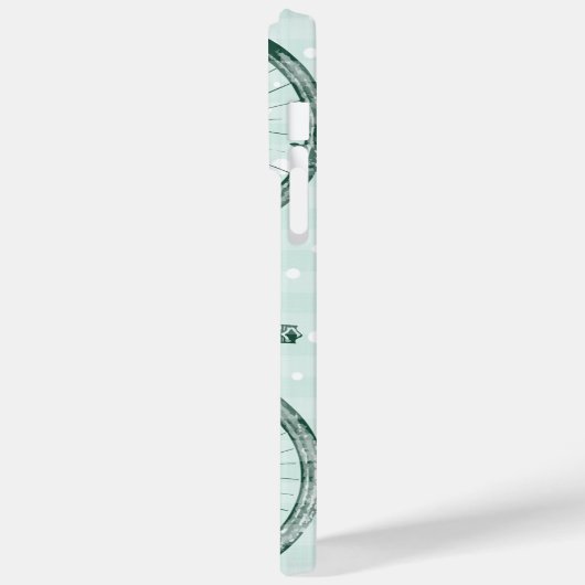 Bird Emerald Green Bike Pattern Iphone 5 Case-Mate iPhone Case (Achterkant / Links)