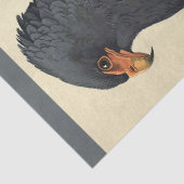 Bird Ephemera Decoupage Grey Eagle Tissuepapier (Detail)