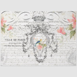 Bird Ephemera Decoupage Paper Tissuepapier