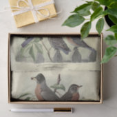 Bird Ephemera Decoupage Robbin Tissuepapier (Geschenk)