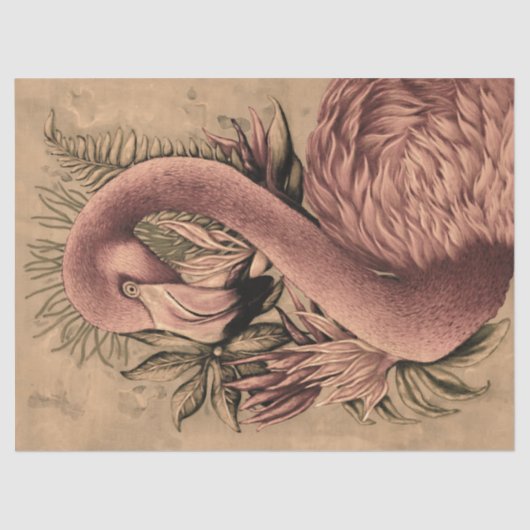 Bird Ephemera Floral  Weefselpapier Tissuepapier (Voorkant)