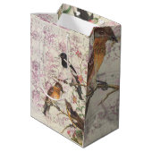  Bird Ephemera Medium Gift Bag Medium Cadeauzakje (Achterkant Gekanteld)