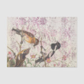  Bird Ephemera Tissue Paper | ontkoppeling Tissuepapier (Voorkant)